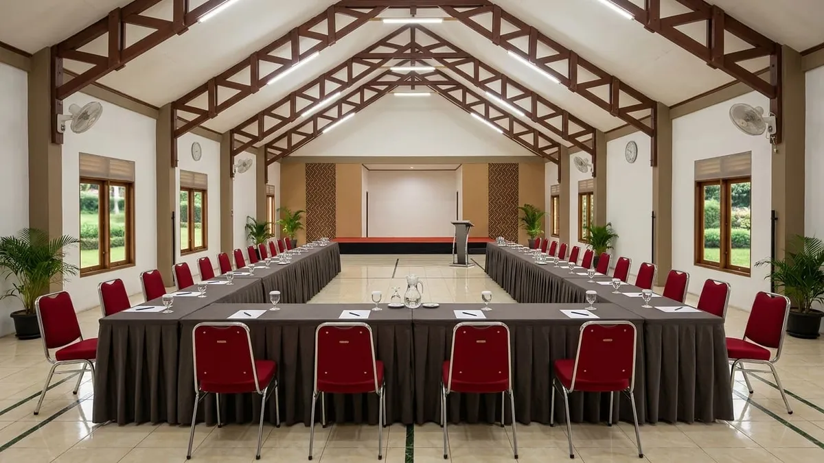 Ruang meeting untuk acara instansi Tjapung Resort Bogor